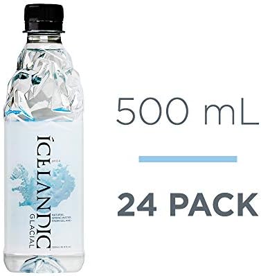 Icelandic Glacial Natural Spring Alkaline Water, 16.9 Fl Oz (Pack of 24)