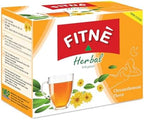 FITNÈ Chrysanthemum Herbal Tea Senna Infusion Smooth Mild Soothing Beverage Natural Gentle Detox Cleanse No Calories Caffeine Free, 15 Tea Bags