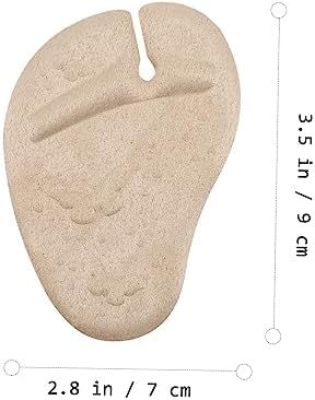 FOMIYES 3 Pairs Forefoot Pad Pinch Stickers Insulin Pump Clip Heeled Sandals Sandal Insoles Gel Foot Pad Gel Forefoot Cushions Forefoot Pads Flip-Flops Gel Pads Grinding Feet Slippers, 13.5