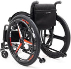 Lightweight All-Terrain Folding Adult Wheelchair Aluminium Self-propelled Manual Adjustable Footrest for Youth, Adults, Elderly(Soft,Seat Width 42cm/16.5in)