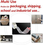 Filament Strapping Tape 1 inch x60Yds, 4 Pack Heavy Duty Transparent Reinforced Fiberglass Tape