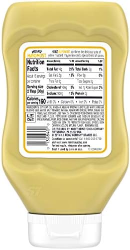 Heinz Mayomust Mayonnaise & Mustard Sauce Mix (16.6 oz Bottle)