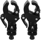 Marsrut 2pcs Cane Holder for Walker & Wheelchair – Crutch Stand Walking Stick Scooter Cane Support, Stick Bracket Accessories for Drive Rollator, Seniors & Elderly Mobility Aid