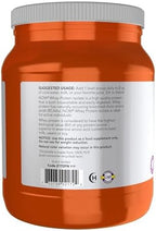 NOW Foods Sports Nutrition, Whey Protein Isolate, 25 g With BCAAs, Unflavored Powder, 1.2-Pound