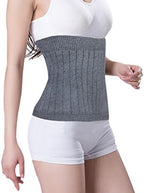 FakeFace Men Women Warm Cashmere Waist Warmer Kidney Binder Supports Thermal Waistband Stomach Back Warming Brace Band