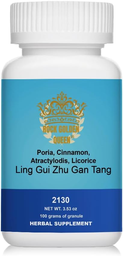 Ling GUI Zhu-Gan Tang/Poria, Cinnamon, Atractylodis & Licorice Decoction, Granule, 100 Grams/Bottle
