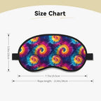 Colorful Tie Dye (2) Print Blackout Sleep Mask, Elastic Eye Cover for Rest and Travel