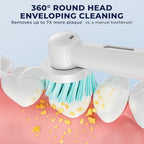 Sensitive Gum Care Replacement Toothbrush Heads Compatible with Oral B Electric Toothbrushes, 8 Pack Sensitive Clean Soft Bristles Brush Heads Refill for Oral B Pro, Genius, Vitality. White