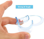 Dental Cheek Retractor Mouth Opener for Teeth Whitening Blue C-Shape (Size S, M, L Pack of 3)