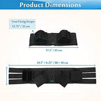 Wheelchair Leg Strap, Foot Rest for Wheelchair Leg Support, Medical Calf Restraints Safety Belt to Prevent Sliding, Foot Buddy Harness for Seniors Adults Wheel Chair Accessories (Black)