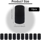 10PCS Finger Sleeves for Arthritis, Elastic Finger Support Sleeve Protectors & Finger Compression Sleeve for Joint Pain Relief, Finger Wraps Thumb Brace Guard for Relieving Calluses Pain(Black)