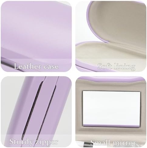 Eyeglass Case Double Sided Travel Size Cute Portable Contact Lens Box 2 in 1 Multifunction With Tool for Daily Outdoor Office