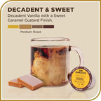 Don Francisco's Caramel Flavored Coffee Pods, 24 Count, Medium Roast, Compatible with Keurig Brewers