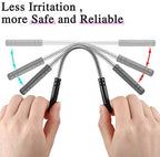 Mudder 4 Pieces Facial Hair Remover Spring Eyebrow Face Epilator Coil Portable Hair Remover Spring Threading Tool for Women Chin Cheek Mustache Upper Lip