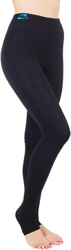 CzSalus Lipedema Lymphedema, POTS Support high Compression Leggins (K2=25-30 mmHg) - (Black, L)