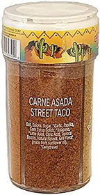 Four Taco Seasoning Blends in one jar by Dean Jacobs - Flavors: Cilantro Tequila Live, Street Corn, Hatch Chile Verde, and Carne Asada Street Taco - Different Taco recipes need different tastes
