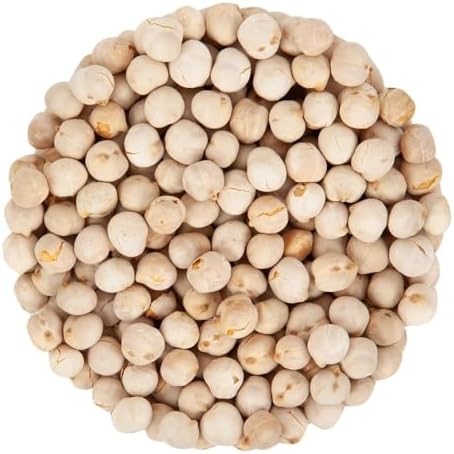 Bayside Candy Dry Roasted White Italian-Style Chickpeas – Crunchy Savory Snack (1LB)