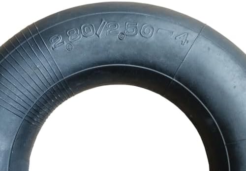 2 Pack 2.80/2.50-4 Inner Tube for Hand Trucks,Utility Cart,Scooter,Wheelbarrows,Dollys,Lawn Mowers Replacement 2.80-4 2.50-4 Tire with TR87 Bent Valve Stem