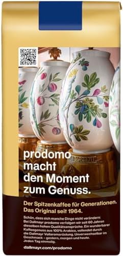 Dallmayr Gourmet Coffee, Prodomo (Whole Bean), 1.1 Pound (Pack of 2)