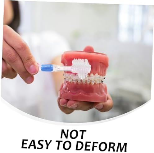 FOMIYES 3pcs Denture Brush False Teeth Cleaning Tool Double-Sided Soft Bristle Boys and Girls Toothbrush