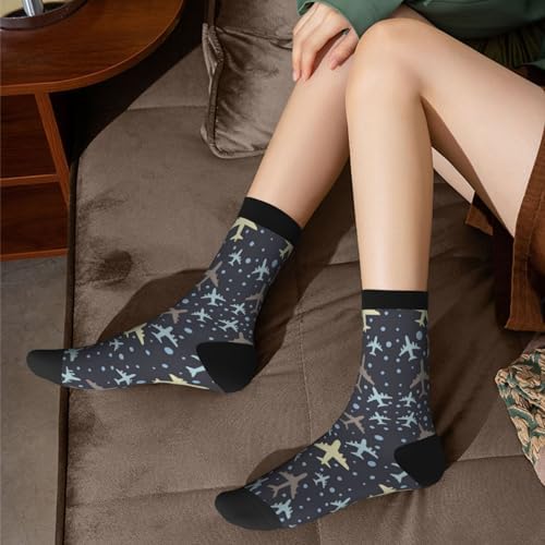 Novelty Funny Crew Socks, Cool Breathable Dress Socks Gift For Men Women