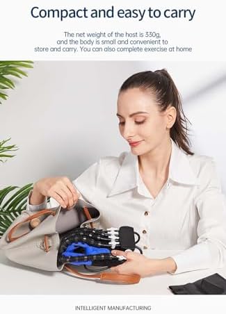 Rehabilitation Robot Gloves for Stroke Hemiplegia Patients, Finger and Hand Recovery Trainer Equipment, Fingers Strength Training Device for Hemiplegia