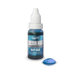 NAVY BLUE Rainbow Dust Colour Flo Concentrated Liquid Food Air Brush Colouring