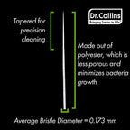 Dr. Collins Perio Toothbrush 3 Pack, (Colors Vary) (Qty. 12, Pack of 4)