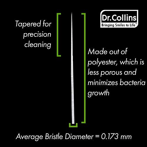 Dr. Collins Perio Toothbrush 3 Pack, (Colors Vary) (Qty. 12, Pack of 4)