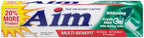 Aim Toothpaste 6 oz Tube (pack of 6) Fresh Mint gel
