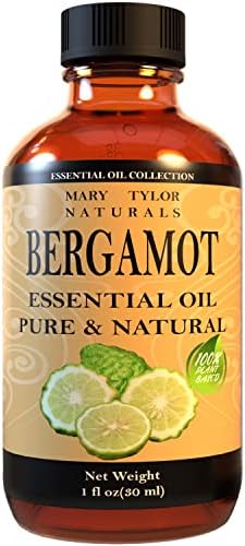 Bergamot Essential Oil (1 oz), Premium Therapeutic Grade, 100% Pure and Natural, Perfect for Aromatherapy, Diffuser, DIY by Mary Tylor Naturals
