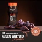 Organic Medjool Date Syrup 14 Ounce (400g) - 100% Pure Jordan River Medjool Dates - Kosher by Pepperwood Organics