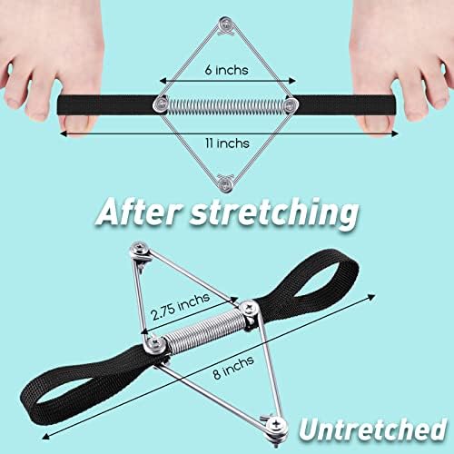 Tondiamo Pilates Toe Stretcher Bunion, Hallux Valgus Big Toe Strap Spacer Tension Bunion Exercise Band Stretchy Alignment Splint Restores Pain Relief for Women Men