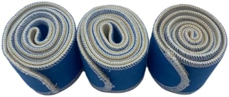Therapeutic Treatment Wrap, 3 Count Pack, Binder Tape Like Wrap, Elastic Stretch, Effectively Holds Moist Heat Packs, Heating Packs, Cold Packs and Electrodes in Place (2.5" W x 48" L)