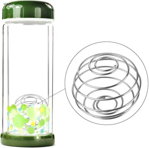 4 Pcs 2.1-Inch Large Size Shaker Balls for Protein Shakes,Milkshake and Salad Dressing,304 Stainless Steel Shaker Ball