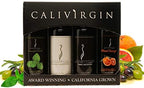 Calivirgin Olive Oil & Balsamic Vinegar Popular Gift Set - Modena Balsamic Vinegar & Extra Virgin Olive Oil Gift Set - Olive Oil Sampler Set + Modena Balsamic Vinegar - 4 Bottles, 100ml Each