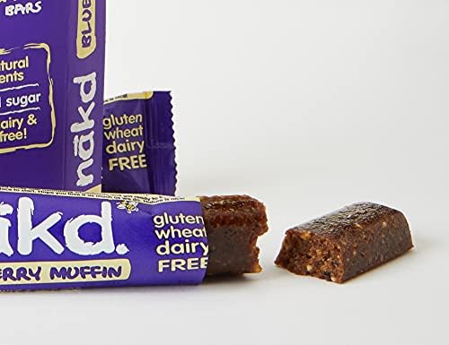 Nakd Blueberry Muffin 35g Bar - Multipack case of 48 Bars