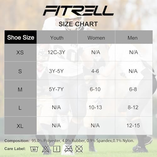 FITRELL 2/3 Pack Baseball Soccer Softball Socks for Kids Youth Men & Women Over-the-Calf Knee High Socks (Multiple Colors)