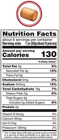 COMBOS Cheese Snacks - Buffalo Blue Cheese and Crackers Snack Packs, Baked Cracker Snack, 6.3-Ounce Bulk Bag (Pack of 12)