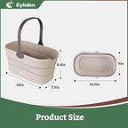 Eyliden Collapsible Bucket, Bucket for Cleaning Mop, 10L(2.6Gallon) Multiuse Foldable Water Pail, Portable Handy Basket for Cleaning Mop, Camping, Tailgating and More