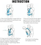 Anti Choking Obstruction Trainer Vest, Professional Heimlich Training Vest, Master First Aid Skills, Real Training, Durable and Wear-Resistant, Adjustable Design aldult-B-Red