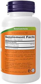 NOW Foods Supplements, Dandelion Root (Taraxacum officinale) 500 mg, Herbal Supplement, For Dietary, 100 Veg Capsules