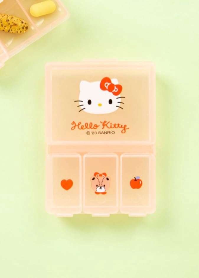 Kitty & MyMelody's Pill Box & Accessories Box - 2 Boxes - Officially Licensed Product