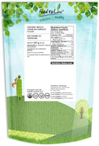 Food to Live Organic Whole Grain Buckwheat Flour, 8 Ounces – Non-GMO, Kosher, Unbleached, Unbromated, Unenriched, Stone Ground, Powder, Meal, Sirtfood, Bulk