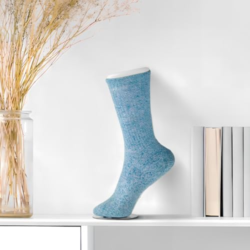 DOITOOL Foot Mannequin for Socks Display,Female Plastic Foot Model Sock Mannequin,Ankle Bracelet Jewelry Display,Short Stocking Mannequin,Foot Display,Sock Display Stand for Shop Home