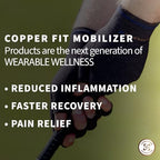 Copper Fit Mobilizer Hand Compression Gloves: Arthritis, Joint Swelling, Tendonitis, Sport - For Men and Women