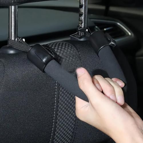 Front Headrest Grab Handles - Car Front Rear Seat Back Roll Bar Grip Handles,Car Handle Assist Rear Seat Power-Assisted Grip Interior Handle for Elderly Kids