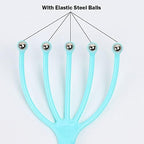 tooloflife Portable Scalp Massage Claw, 2PCS Head Stress Relaxation Massager Claw to Promote Head Blood Circulation Tool,Blue+Pink
