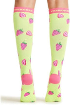 Cherokee Women's 10-15mmHg Compression Socks – Fun Print Knee Highs with Light Support, Soft Feel - PRINTSUPPORT