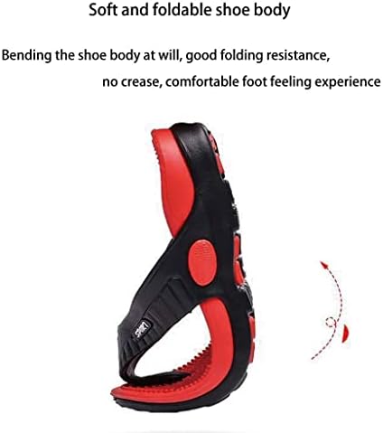 HSQMA Acupressure Reflexology Massage Slippers Sandals Slippers for Men, Relieve Plantar Stress Acupressure Relaxation Foot Beach Flats Shoes Slip On Open Toe Indoor Outdoor